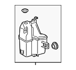 853150R060 - Body: Washer Reservoir for Toyota: RAV4, RAV4 Prime Image