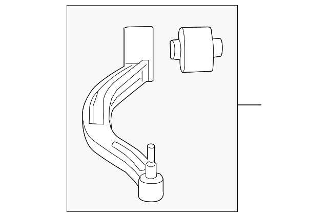 Genuine Hyundai Kia Front Right Control Arm Tension Kit For 2018-2023 Stinger G70 54506J5000