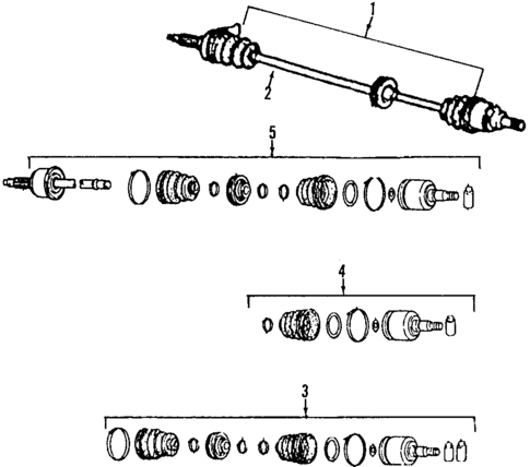 Axle Shafts & Joints for 2009 Kia Rondo #0