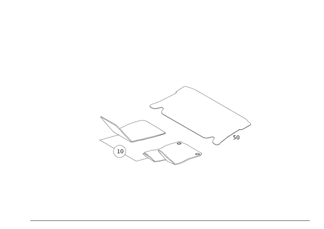 4536806203 - Panelling: Reversible Mat for Mercedes-Benz Image