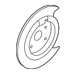 LF2526271 - Brakes: Brake Dust Shield for Mazda Image