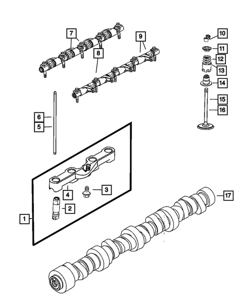 Camshafts and Valves for 2007 Dodge Magnum #0
