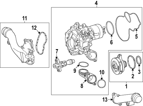 Water Pump for 2025 Mercedes-Benz G63 AMG #0