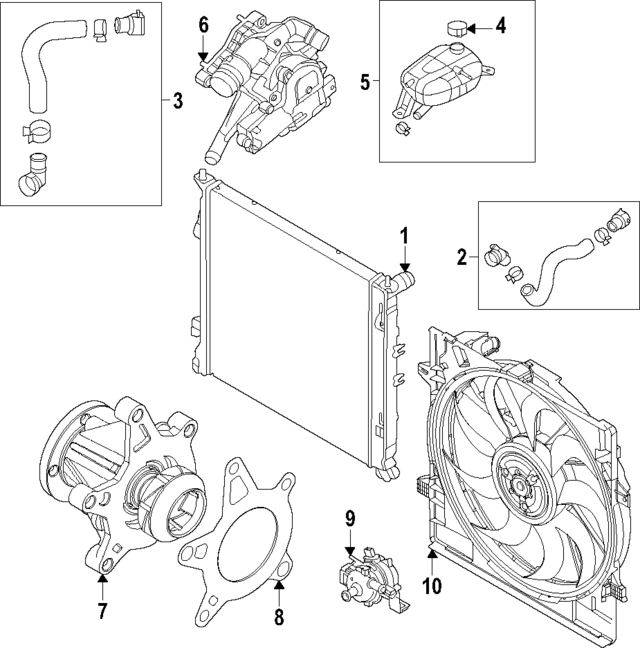 251602MHY1 - : Drive Motor Coolant Pump for Hyundai Image