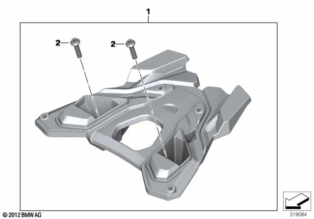 7129907380 - Luggage &amp; Storage: Isa Screw - M8X35-8.8-ZNNIV for BMW-Motorrad Image