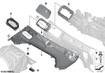 64319870847 - Heater and Air Conditioning: Sealing Frame for BMW Image