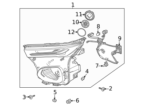Bulbs - Chassis for 2023 Chevrolet Trailblazer #0