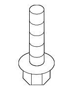 N91264001 - Emission System: Heat Shield Screw for Audi Image