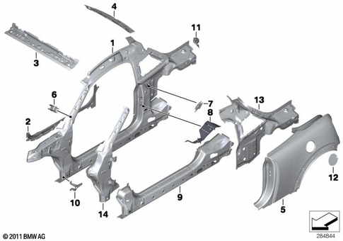 Body Side Panel for 2013 Mini Cooper #0