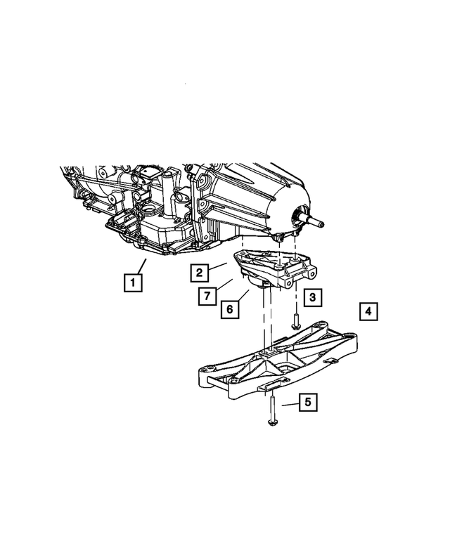 6101759 - Engine Mounting: Hex Head Screw And Washer for Mopar Image