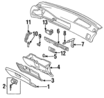 77501SV4A00ZB - Body: Lid for Honda: Accord Image