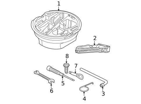 Jack & Components for 2009 Volkswagen Jetta #0