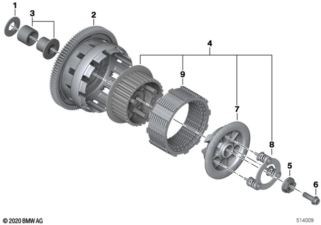 21218530429 - Clutch: Stop Disk -  for BMW-Motorrad Image