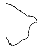 86655FN28A - : Washer Hose for Subaru Image