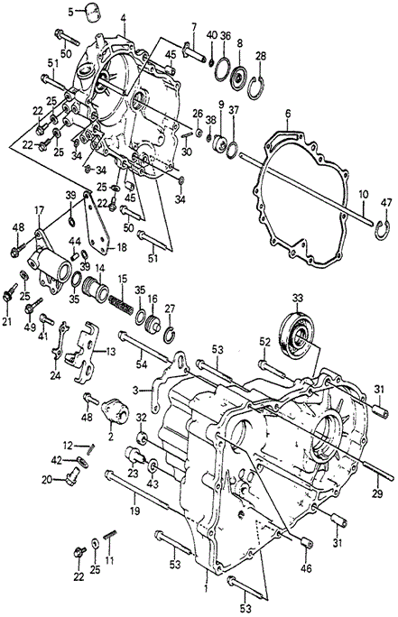 AT Transmission Housing for 1984 Honda Accord #0