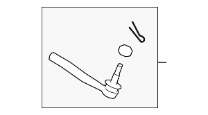 D85201CA0B - : Outer Tie Rod for INFINITI: FX35, FX50 Image