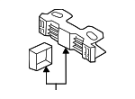 4K8011215A - Body: Mount Bracket for Audi Image
