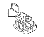 4K8012169J - Body: Storage Box for Audi Image