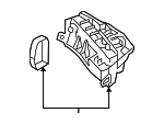 4K8012169L - Body: Storage Box for Audi Image