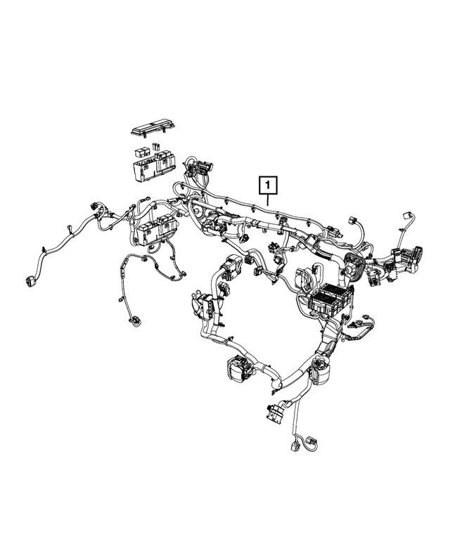 68531396AC - : Dash Wiring for Mopar Image