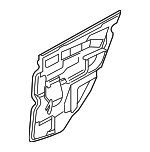 82860ZJ60A - Body: Water Deflector for Nissan Image