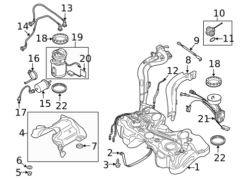 Fuel System Components for 2012 Audi TT RS Quattro #0