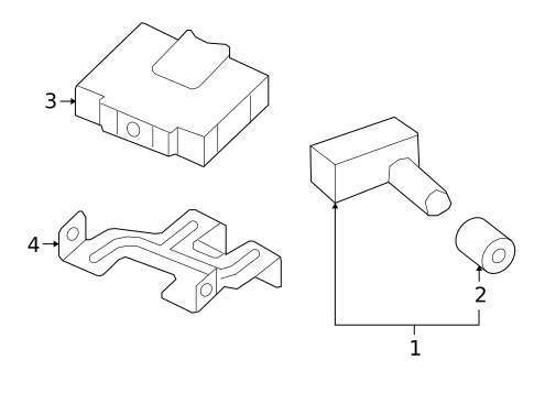 Tire Pressure Monitor Components for 2011 Hyundai Veracruz #0