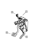 5281331AC - Fuel: Brake Pedal Module for Mopar Image