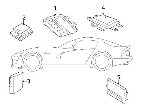 Powertrain Control for 2009 Dodge Viper #0