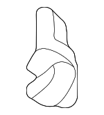 64115FC080 - Body: Lumbar Adjuster Cover for Subaru: Forester Image