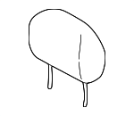 64061FC050GC - Body: Headrest for Subaru: Forester Image