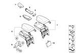 51169202344 - Retrofitting / Conversion / Accessories: Center Arm Rest, Leather for BMW Image