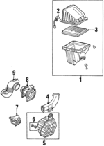165004M200 - : Air Cleaner Assembly for Nissan Image