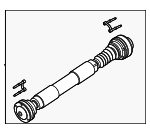 NB3Z4A376B - : 2022-2024 Ford Bronco - Drive Shaft for Ford: Bronco Image