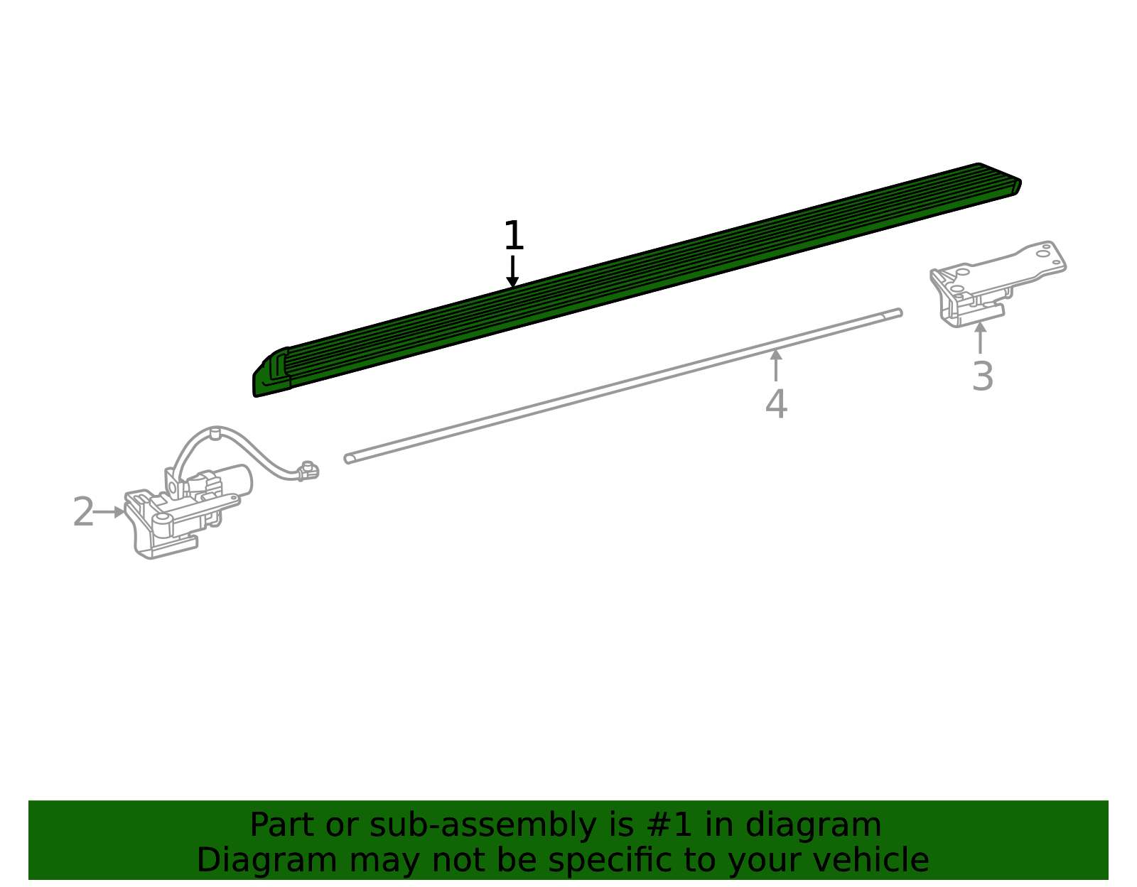 2023-2026 Toyota Running Board 51772-0C050 | Toyota Parts Express