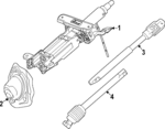 85692802 - Steering: Steering Column for Cadillac: LYRIQ, OPTIQ | Chevrolet: Blazer EV, Equinox EV Image