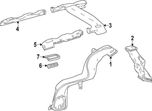 Ducts for 2025 Toyota Grand Highlander #2