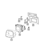 4672579AA - Electrical: Adaptive Speed Control Module Sensor And Bracket for Mopar Image