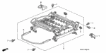 81195S5A000ZD - Interior/Bumper: COVER, RR. FOOT (OUTER) *YR239L* (IVORY) for Honda Image