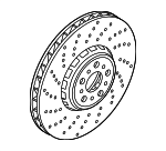 34107885487 - : Rotor for BMW: M5, M5 Touring Image