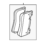 34107885484 - : Brake Pads for BMW: M5, M5 Touring Image