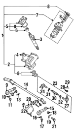 8943703390 - : Idler Arm Nut for Isuzu Image