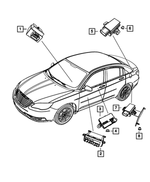 Mopar Performance 4602922AF Mopar Module Mopar Vehicle Mount Bracket Black Steel 4602922af Set Mopar