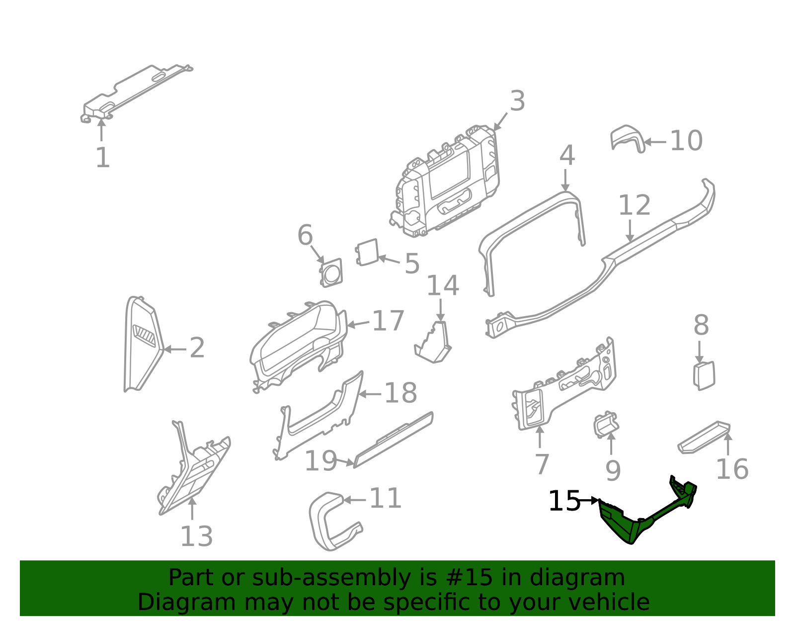 2021-2025 Ford F-150 | Closure Panel | ML3Z-1504608-BB | Walls' Ford Parts