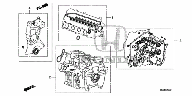 Gasket Kit for 2012 Honda Fit #0