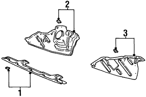 Splash Shields for 1990 Hyundai Sonata #0