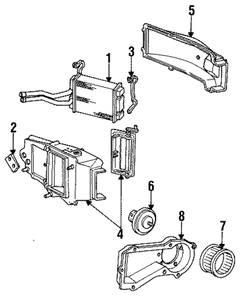 Heater for 1991 GMC Syclone #0