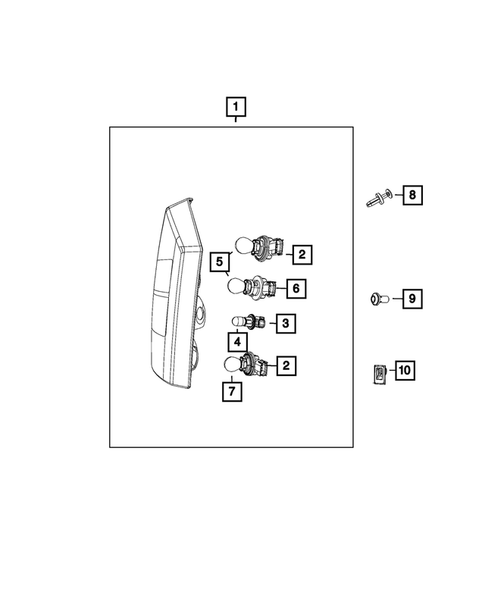 Lamps-Interior and Exterior for 2015 Jeep Compass #6