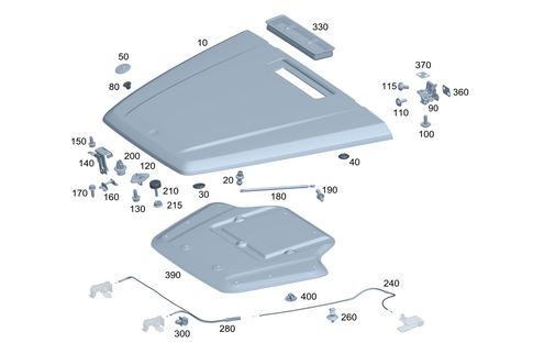 Engine Hood for 2003 Mercedes-Benz G500 #0