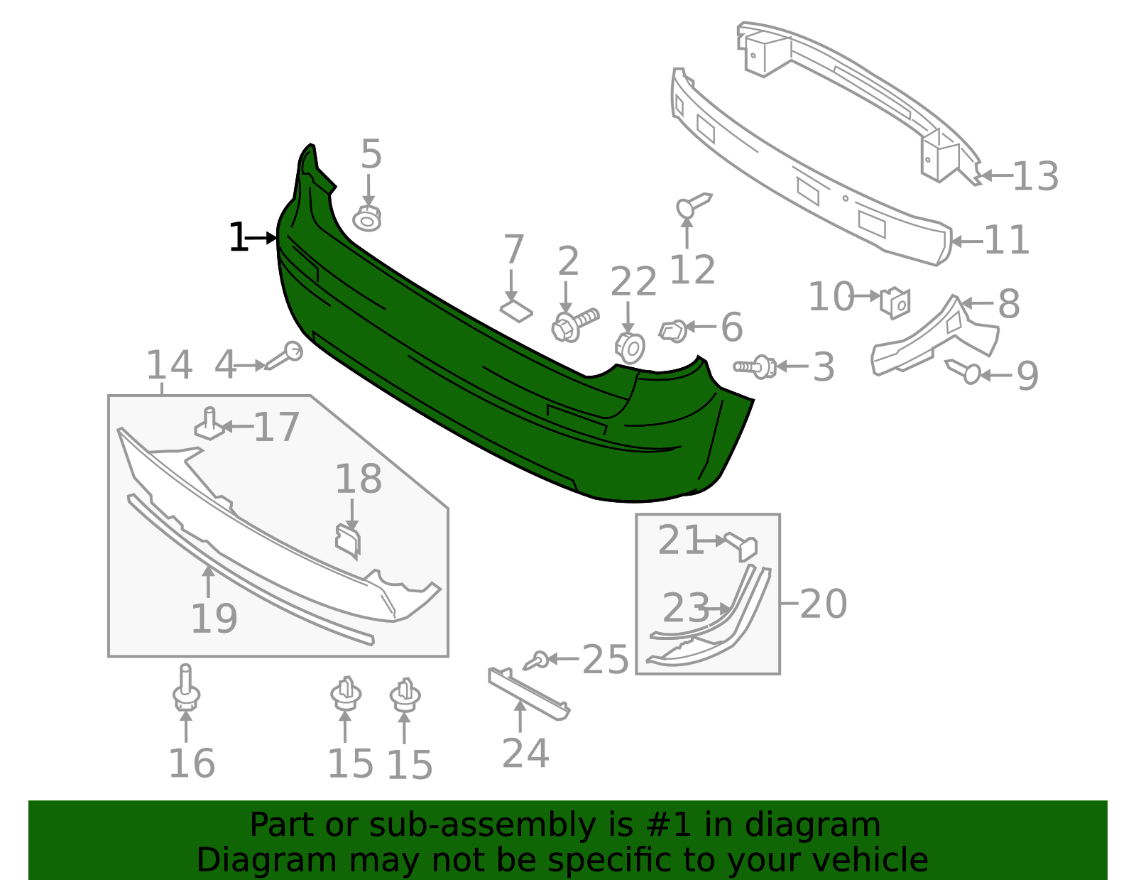 2007-2013 Suzuki SX4 Bumper Cover 71800-80820-5PK | Suzuki Automotive Parts